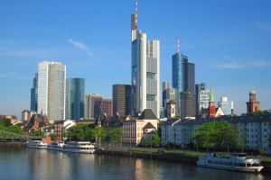 Die weltbekannte Frankfurter Skyline