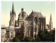 Aachener Dom um 1900